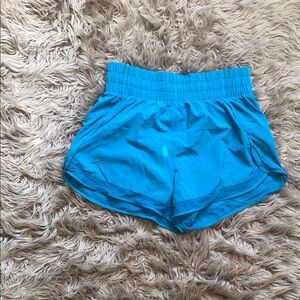 Athleta Vibrant Blue Athletic Shorts